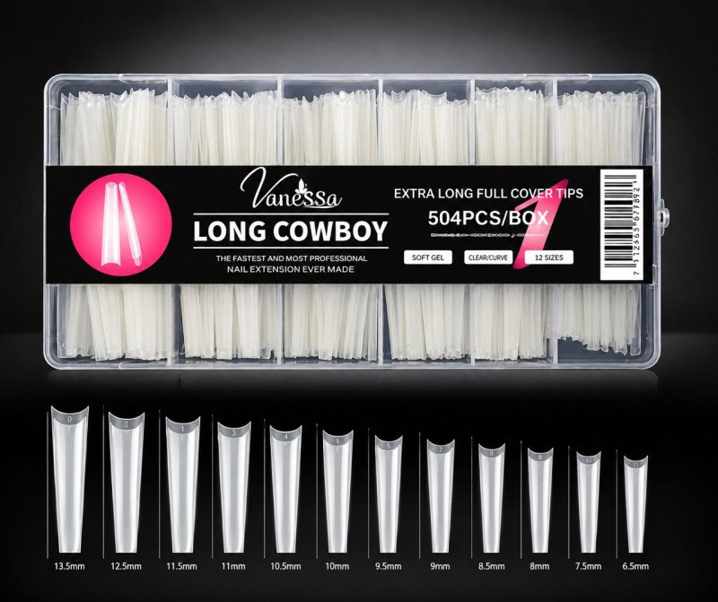Vanessa Long CowboyNature (12 differentes sizes) 504pcs